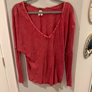 Free People Loose Henly 3/4 Sleeves